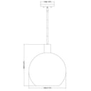 Z-Lite 13.75" Margo White 1 Light Pendant image 28