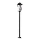Z-Lite 132.75" High Gannon 5 Light Outdoor Post Mount Fixture image 1