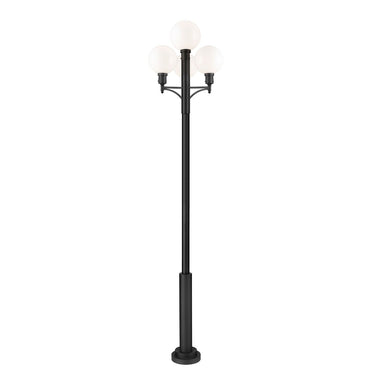 Z-Lite 133.75" High Laurent 1 Light Outdoor Post Mount Fixture image 1