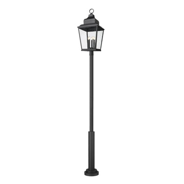 Z-Lite 135.25" High Raphael 5 Light Outdoor Post Mount Fixture image 2