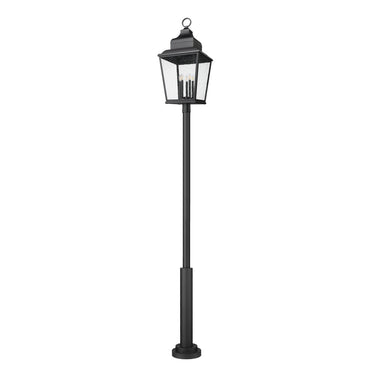 Z-Lite 135.25" High Raphael 5 Light Outdoor Post Mount Fixture image 4