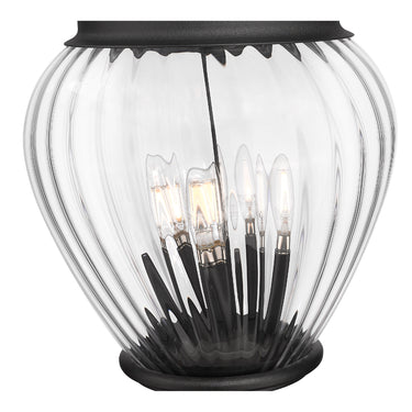Z-Lite 14.25" Davina 4 Light Outdoor Post Mounted Fixture image 3