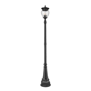 Z-Lite 14.25" Davina 4 Light Outdoor Post Mounted Fixture image