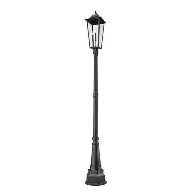 Z-Lite 14.25" Gannon 3 Light Outdoor Post Mounted Fixture image 1