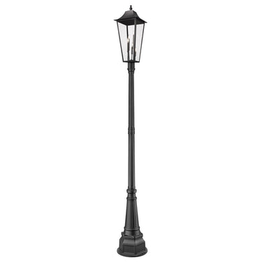 Z-Lite 14.25" Gannon 3 Light Outdoor Post Mounted Fixture image