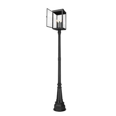Z-Lite 14.25" Hartwell 5 Light Outdoor Post Mounted Fixture image 1