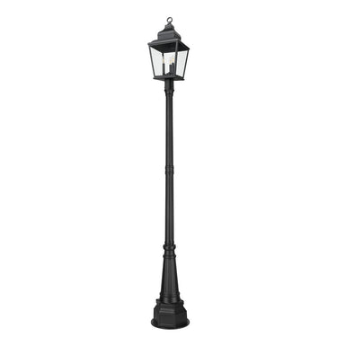 Z-Lite 14.25" Raphael 3 Light Outdoor Post Mounted Fixture image 4