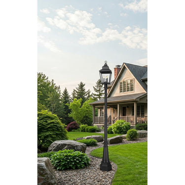 Z-Lite 14.25" Raphael 3 Light Outdoor Post Mounted Fixture image 6