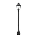 Z-Lite 14.25" Raphael 4 Light Outdoor Post Mounted Fixture image 1