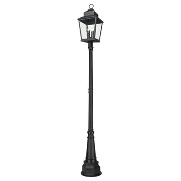 Z-Lite 14.25" Raphael 4 Light Outdoor Post Mounted Fixture image 2