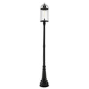 Z-Lite 14.25" Roundhouse 1 Light Outdoor Post Mounted Fixture image 1