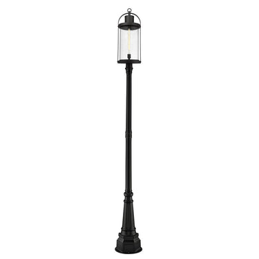 Z-Lite 14.25" Roundhouse 1 Light Outdoor Post Mounted Fixture image 1
