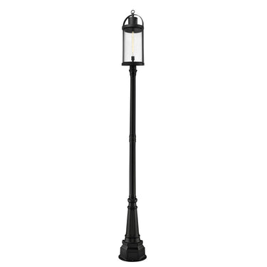 Z-Lite 14.25" Roundhouse 1 Light Outdoor Post Mounted Fixture image
