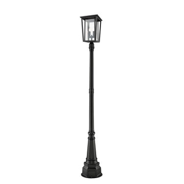 Z-Lite 14.25" Seoul 2 Light Outdoor Post Mounted Fixture image