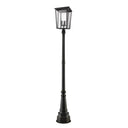 Z-Lite 14.25" Seoul 3 Light Outdoor Post Mounted Fixture image 1