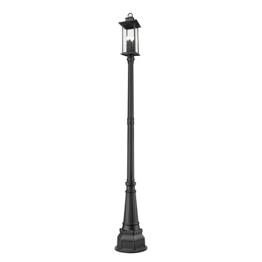 Z-Lite 14.25" Tiberius 4 Light Outdoor Post Mounted Fixture image 2