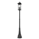 Z-Lite 14.25" Tiberius 6 Light Outdoor Post Mounted Fixture image 2