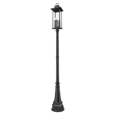 Z-Lite 14.25" Tiberius 6 Light Outdoor Post Mounted Fixture image 4