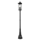 Z-Lite 14.25" Tiberius 6 Light Outdoor Post Mounted Fixture image