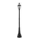 Z-Lite 14.25" Westover 3 Light Outdoor Post Mounted Fixture image 1