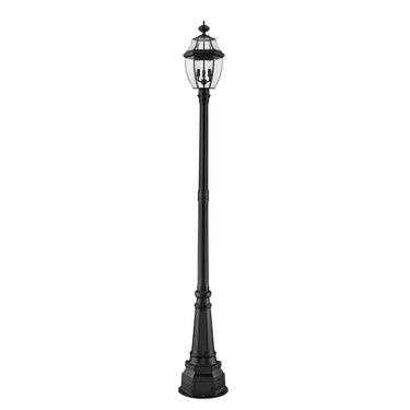 Z-Lite 14.25" Westover 3 Light Outdoor Post Mounted Fixture image 2