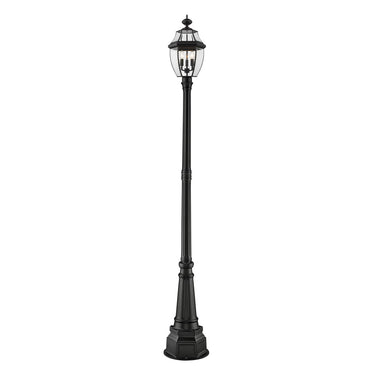 Z-Lite 14.25" Westover 3 Light Outdoor Post Mounted Fixture image