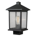 Z-Lite 14.375" High Portland 1 Light Outdoor Post Mount Fixture image