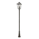 Z-Lite 14.5" Talbot 3 Light Outdoor Post Mounted Fixture image 1