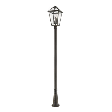 Z-Lite 14.5" Talbot 3 Light Outdoor Post Mounted Fixture image 1