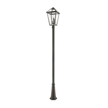Z-Lite 14.5" Talbot 3 Light Outdoor Post Mounted Fixture image 5