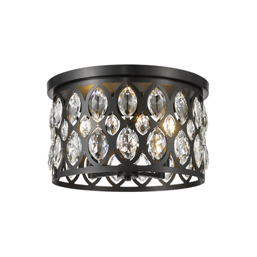 Z-Lite 14.75" Dealey 4 Light Flush Mount image 1