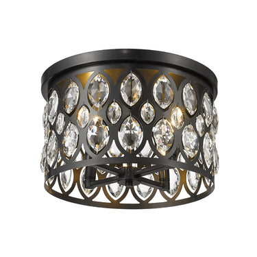 Z-Lite 14.75" Dealey 4 Light Flush Mount image 2