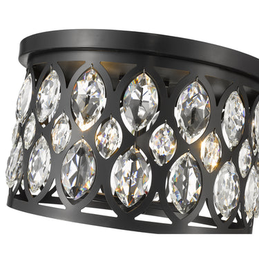 Z-Lite 14.75" Dealey 4 Light Flush Mount image 3