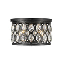 Z-Lite 14.75" Dealey 4 Light Flush Mount image