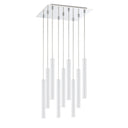 Z-Lite 14" Forest Steel 9 Light Chandelier image 11