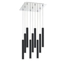 Z-Lite 14" Forest Steel 9 Light Chandelier image 6