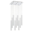 Z-Lite 14" Forest Steel 9 Light Chandelier image 9