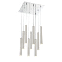 Z-Lite 14" Forest Steel 9 Light Chandelier image