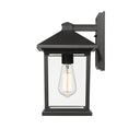 Z-Lite 14" High Portland Black 1 Light Outdoor Wall image 2