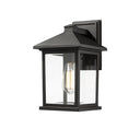 Z-Lite 14" High Portland Black 1 Light Outdoor Wall image