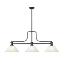 Z-Lite 14" Melange Glass 3 Light Billiard Light image 3