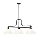 Z-Lite 14" Melange Glass 3 Light Billiard Light image 4