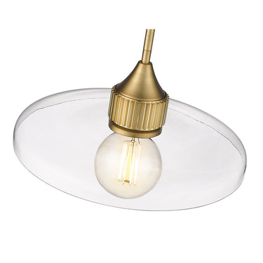 Z-Lite 14" Paloma Clear 1 Light Pendant image 11