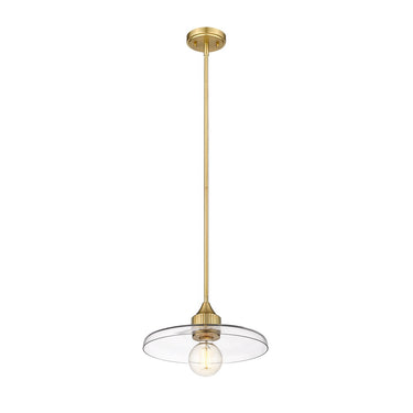 Z-Lite 14" Paloma Clear 1 Light Pendant image 5
