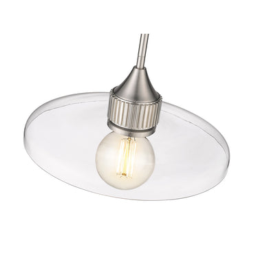 Z-Lite 14" Paloma Clear 1 Light Pendant image 9