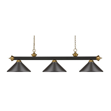 Z-Lite 14" Riviera 3 Light Billiard Light image