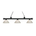 Z-Lite 14" Riviera Matte Black 3 Light Billiard Light image 2