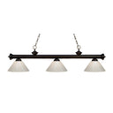 Z-Lite 14" Riviera Steel 3 Light Billiard Light image 2