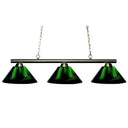 Z-Lite 14" Sharp Shooter Acrylic 3 Light Billiard Light image