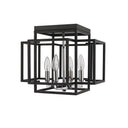 Z-Lite 14" Titania 4 Light Flush Mount image 4